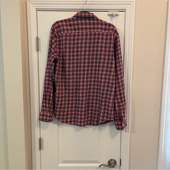 SBS Super Bad Shirt Men's Size XL Snap Buttons Red Plaid Print - Picture 3 of 8